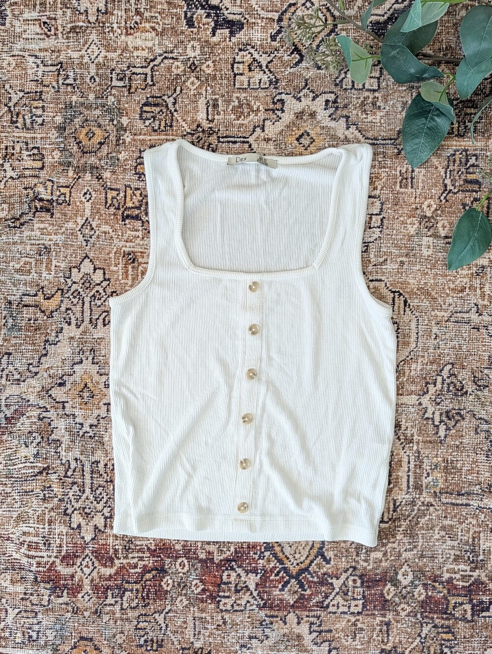 Dex square neck tank XS